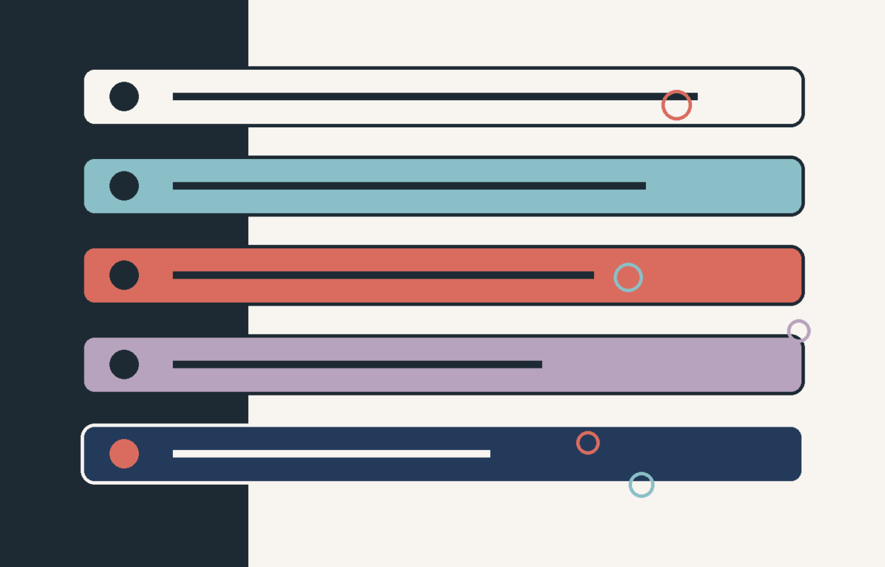 Illustrazione editoriale astratta per Taglio medio: una checklist che apre domande